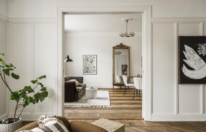 Un apartamento clásico y elegante de 164m2 como en París