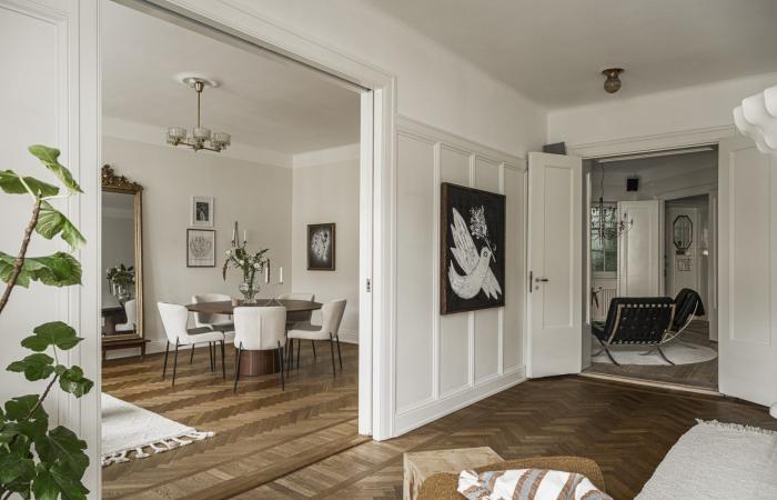 Un apartamento clásico y elegante de 164m2 como en París