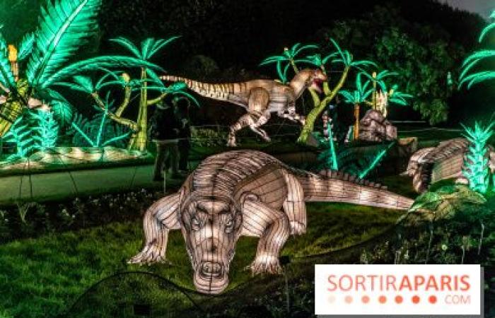 Jurásico en proceso de iluminación: el festival de luces 2024-2025 en el Jardin des Plantes – fotos