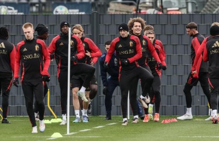 Liga de las Naciones: cuatro Diablos Rojos, entre ellos Romelu Lukaku, ausentes del entrenamiento en vísperas del partido contra Israel (fotos)