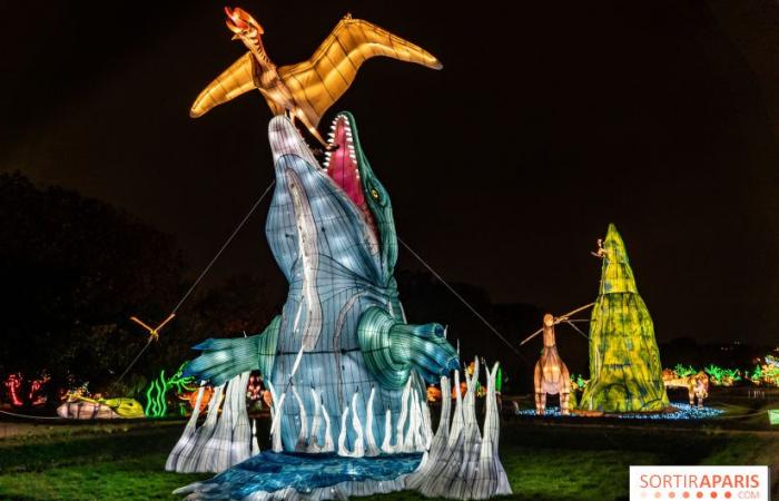 Jurásico en proceso de iluminación: el festival de luces 2024-2025 en el Jardin des Plantes – fotos