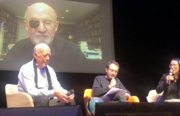 En Saint-Nazaire, el escritor estrella Salman Rushdie cierra los Encuentros Literarios con un vídeo