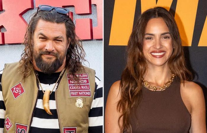 Jason Momoa y su novia Adria Arjona intercambian emojis de corazón y se llaman ‘Mi Amor’ en Instagram