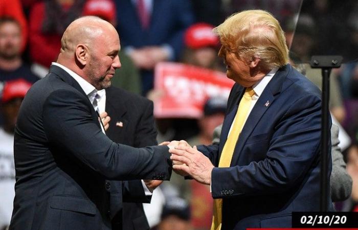 Dana White dice que Donald Trump y Conor McGregor recibieron las ovaciones más fuertes de la historia