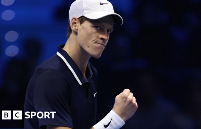 Finales ATP: el número uno del mundo, Jannik Sinner, vence a Taylor Fritz en Turín