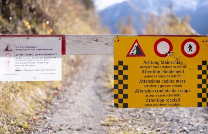 El pueblo de Brienz, en los Grisones, fue evacuado