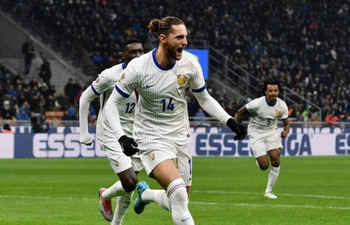 VIDEO. Imágenes del primer gol de Adrien Rabiot con los ‘bleus’ contra Italia