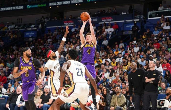 LeBron James y Lakers vencen a los Pelicans mientras los fanáticos de la NBA exageran el juego destacado de Dalton Knecht | Noticias, resultados, momentos destacados, estadísticas y rumores