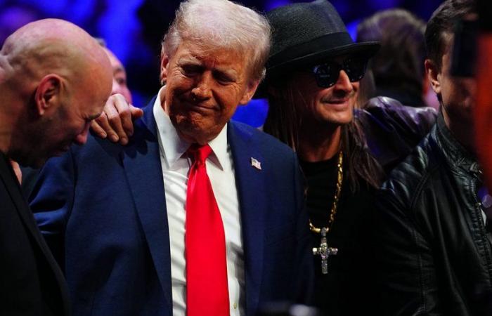 Donald Trump llega como estrella de rock junto a Elon Musk a la velada de MMA UFC 309