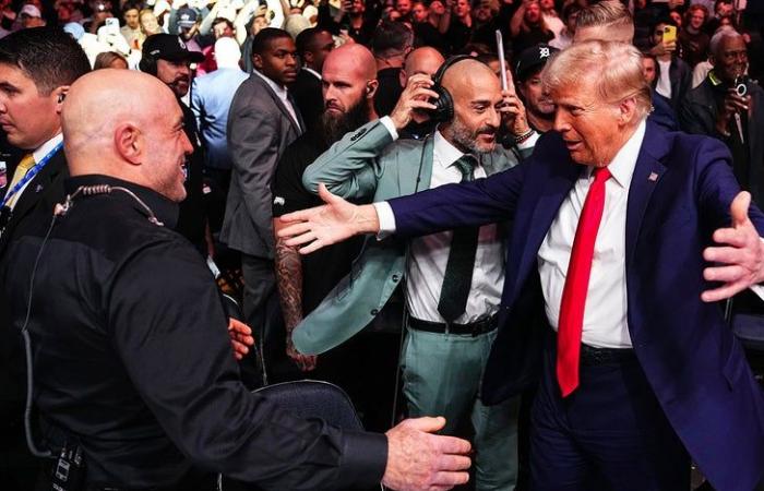 Donald Trump asiste a UFC 309 con Elon Musk y RFK Jr., ¡recibe una gran ovación!