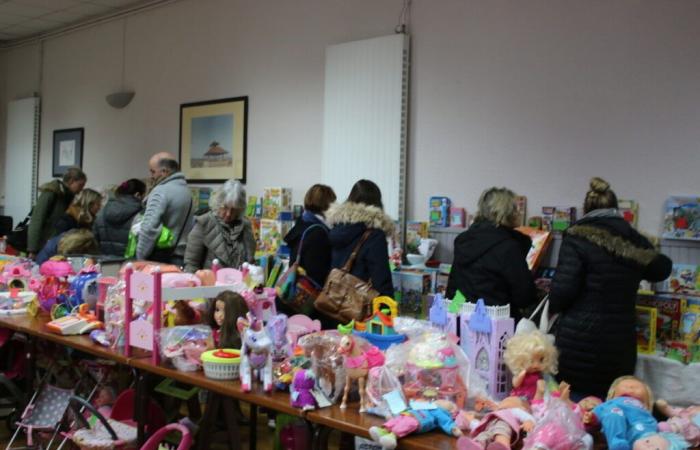 Un mercado de juguetes, libros infantiles, artículos deportivos y vídeos infantiles en Oisseau-le-Petit