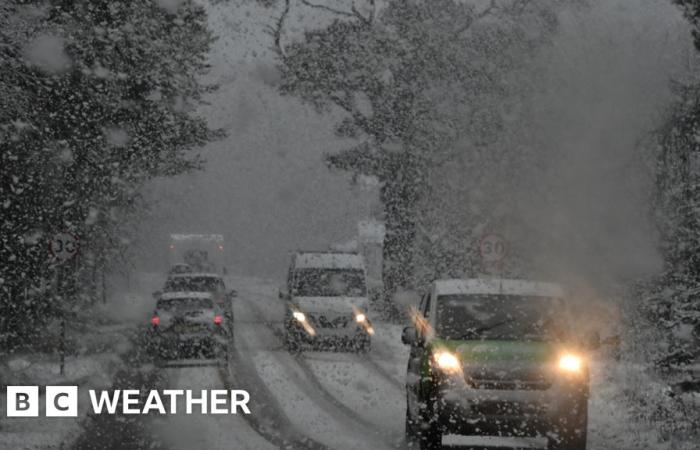 Advertencias de nieve y hielo en el Reino Unido a medida que se pronostica que el clima se volverá más frío