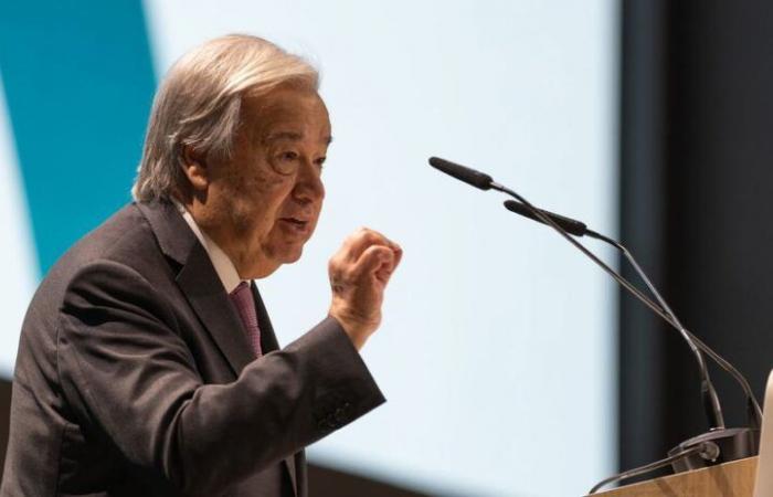 Guterres hace sonar la alarma en la COP29: “Paga o la humanidad pagará el precio”