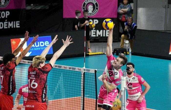 Voleibol: el oscuro romance de Narbona contra Chaumont en la Arena