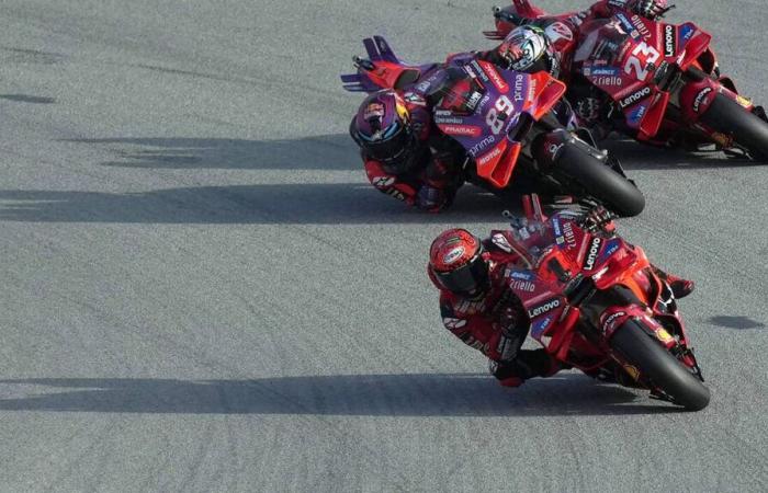 MotoGP. Suspense tras la victoria de Francesco Bagnaia en la carrera sprint del GP de Barcelona