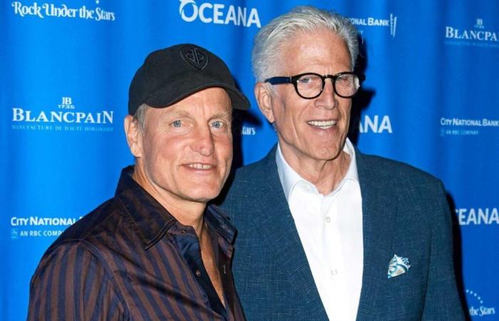 Una de las ‘historias favoritas de “aplausos” de Ted Danson involucra a Woody Harrelson llegando tarde al ensayo y luego teniendo la mejor excusa del mundo