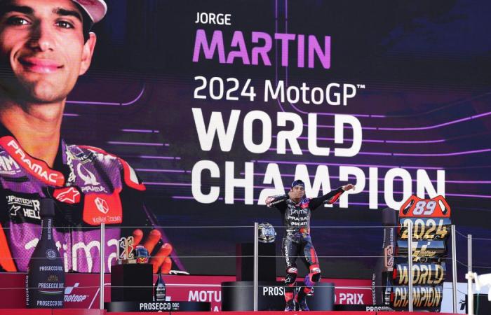 MotoGP, Barcelona: Jorge Martín, campeón y tan humano: “Ya me puse a llorar en la última vuelta”