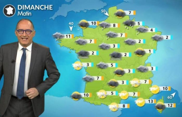 Tiempo domingo 17 de noviembre: nubes ganando terreno, un poco de lluvia en el norte