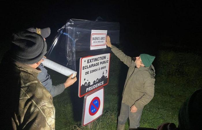 EN FOTOS – Los agricultores de Creuse actúan este domingo por la noche