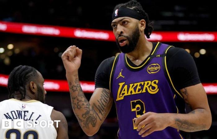 Resumen de la NBA: Anthony Davis lleva a LA Lakers a la quinta victoria consecutiva