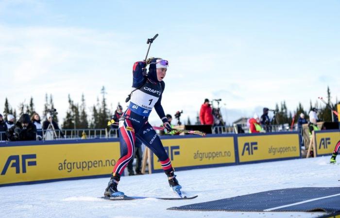 Biatlón | Sjusjøen: a pesar del susto en el último tiro, Ingrid Landmark Tandrevold gana la salida masiva por delante de Maren Kirkeeide y Dorothea Wierer | Revista nórdica | Biatlón n°1