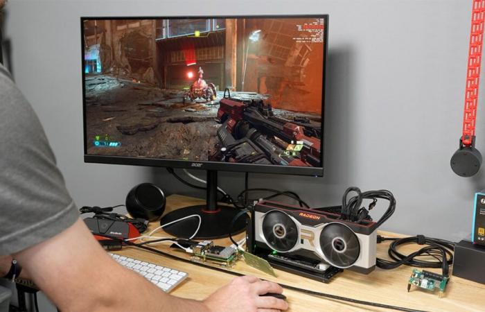 Raspberry Pi 5 va más allá de los juegos retro al ejecutar Doom Eternal en 4K con una GPU AMD