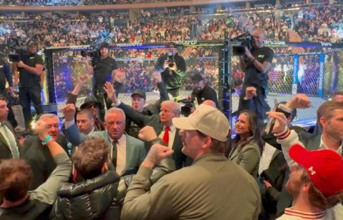 Donald Trump encabeza velada de MMA en Nueva York