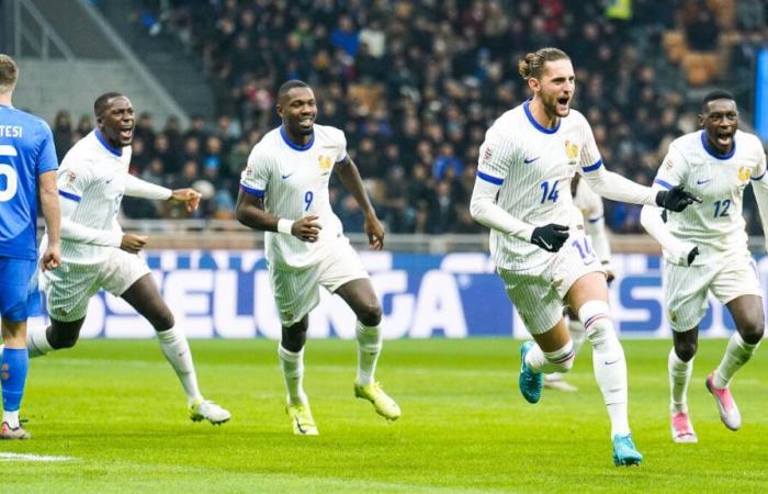 DIRECTO. Italia-Francia (0-1): los Bleus atacan desde el principio gracias a un buen cabezazo de Adrien Rabiot