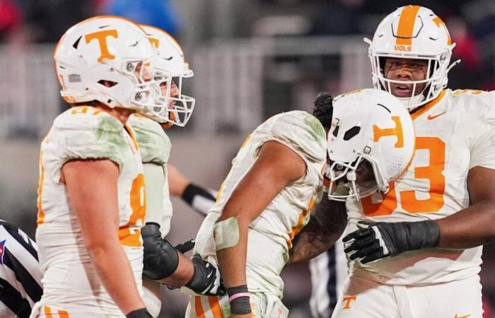 ESPN tiene a Tennessee como primer equipo fuera del College Football Playoff