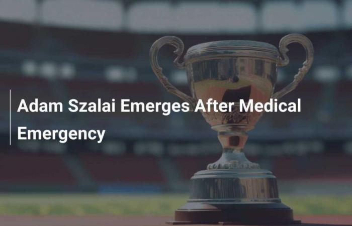 Adam Szalai emerge después de una emergencia médica