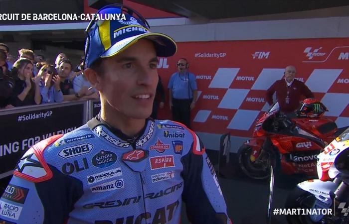 MotoGP, Barcelona J3, Marc Márquez (Ducati/2): “enhorabuena a Jorge Martín, a su familia y a su equipo. Que lo disfrute. El primer título es el mejor y es especial”