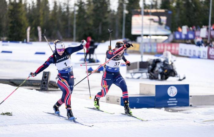 Biatlón | Sjusjøen: a pesar del susto en el último tiro, Ingrid Landmark Tandrevold gana la salida masiva por delante de Maren Kirkeeide y Dorothea Wierer | Revista nórdica | Biatlón n°1