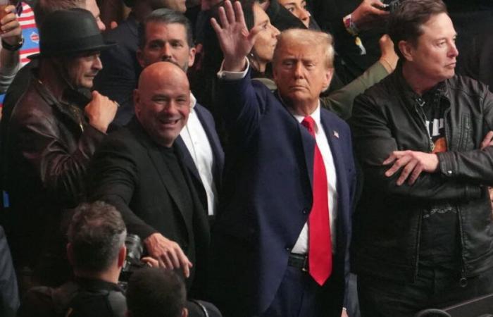 ESTADOS UNIDOS. Donald Trump aparece como la estrella de la velada de MMA en Nueva York