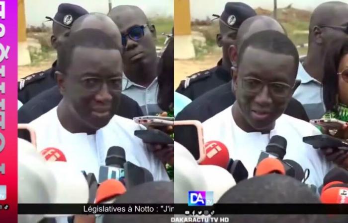 Hlm Grand Médine – Amadou Ba después de su votación “la participación es tímida, pero nuestra campaña es muy exitosa…. »