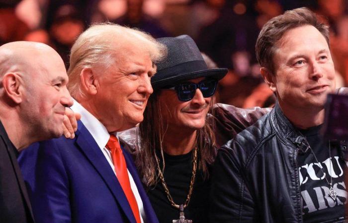 VIDEO. Donald Trump: acompañado de Elon Musk, Dana White y Kid Rock, la entrada triunfal del presidente estadounidense durante la gran velada de MMA