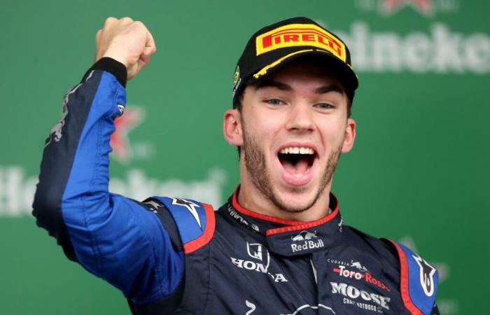 Hace cinco años, Pierre Gasly consiguió su primer podio en la F1