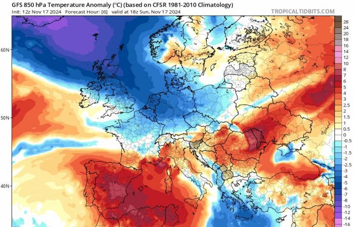 nueva actualización sobre el mal tiempo durante los próximos días 17/11/2024