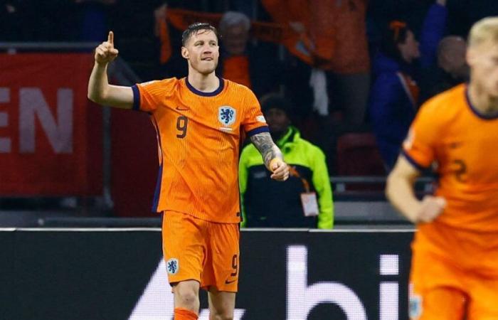 Polémica en Holanda, Weghorst celebra un gol justo después del malestar de un húngaro