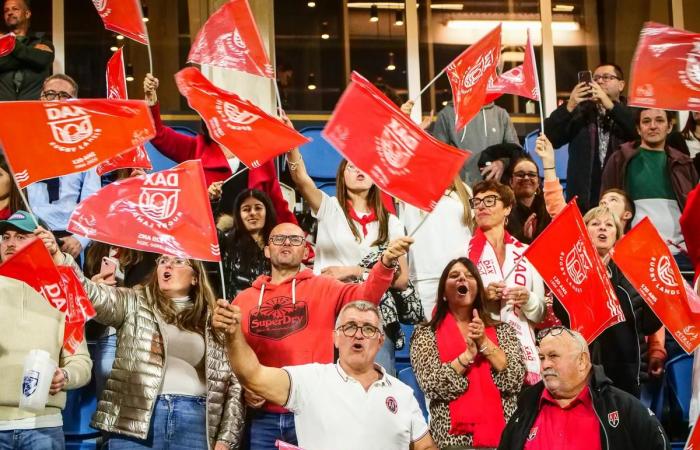 También en las gradas, los Dacquois ganaron la jornada.