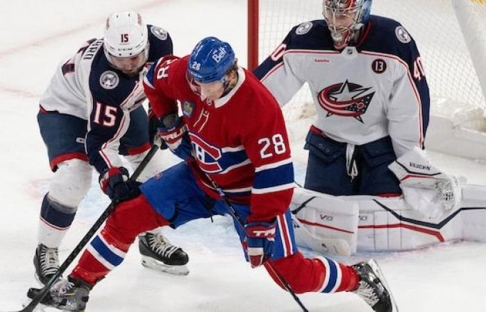 El canadiense vence a los Blue Jackets