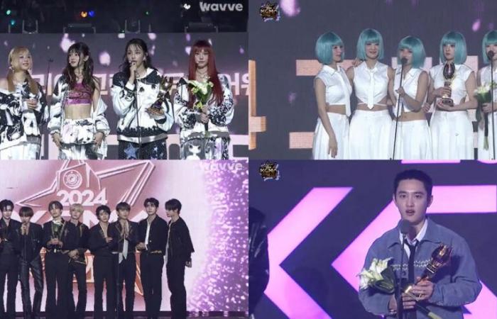 Los ganadores del día 1 de los Korea Grand Music Awards 2024 – K-GEN