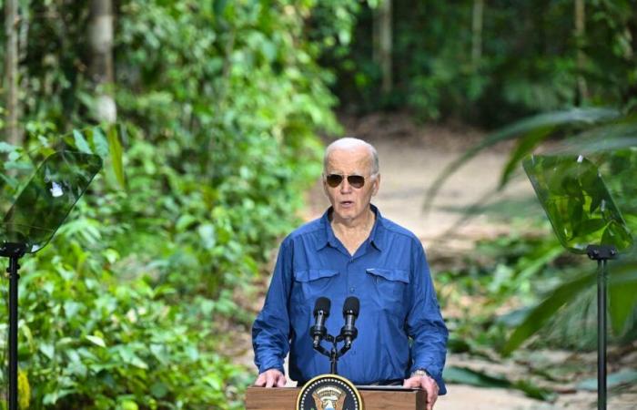 Desde el Amazonas, Biden envía un mensaje a Trump sobre el clima