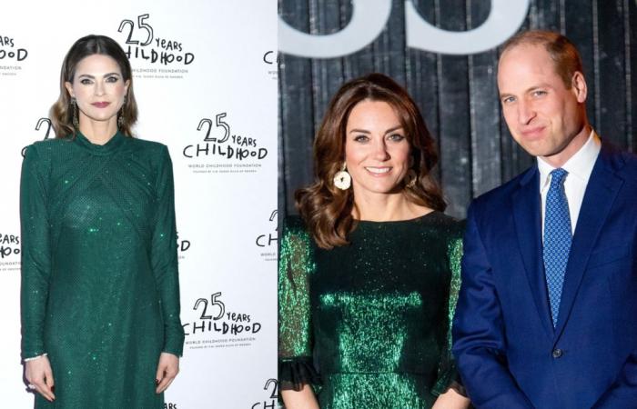 La sublime princesa le roba el show a Kate Middleton con un vestido verde esmeralda