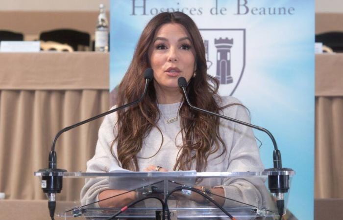 Eva Longoria, Zabou Breitman y Jean Reno estuvieron en la venta de vino de Hospices de Beaune