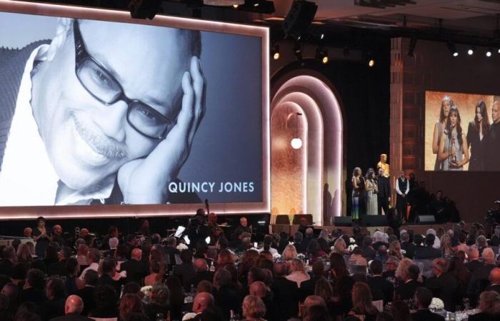 El músico y productor Quincy Jones recibe un Oscar honorífico póstumo