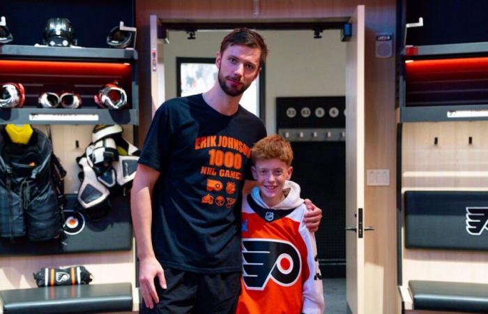 NHL: Los Philadelphia Flyers hacen realidad el sueño de un joven suizo