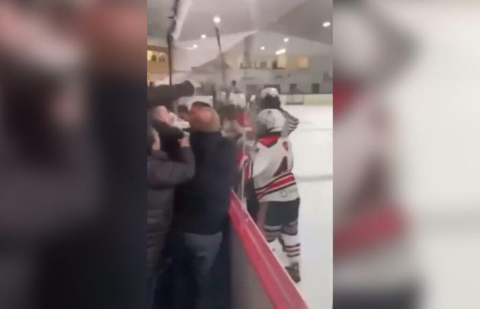 Pelea general durante un torneo menor de hockey: los padres se pelean en Gatineau