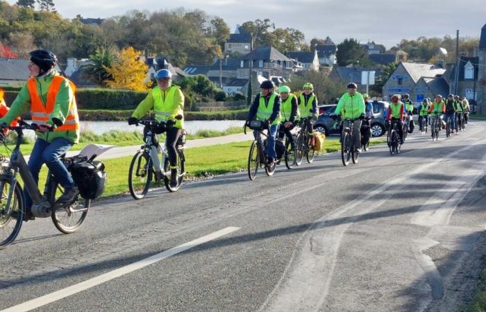 en Côtes-d’Armor, 280 ciclistas se movilizaron contra el Departamento