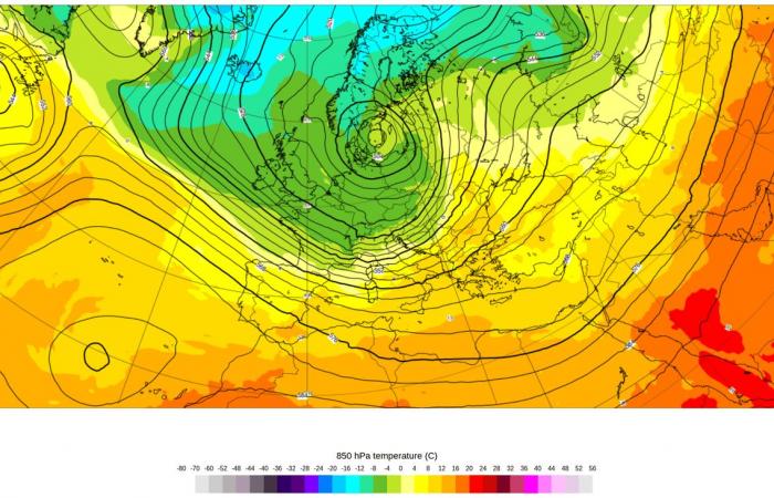 Tormenta invernal sobre Europa: el martes habrá tormenta y luego nevará “hasta abajo”