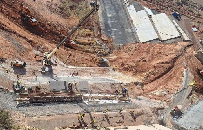 Presa de Aït Ziat en Al Haouz: el 71% de las obras ya finalizadas